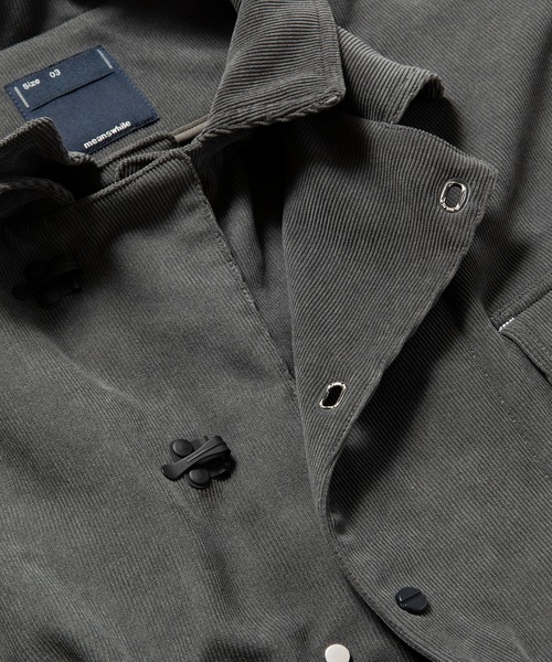 meanswhile（ミーンズワイル）の「Double Collar Corduroy JKT（その他アウター・メンズ・チャコール・2(M)）」の7枚目の写真