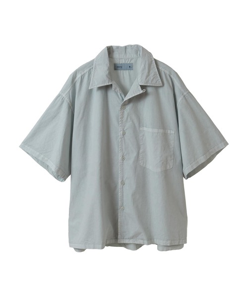CONVERSE TOKYO（コンバーストウキョウ）の「PIGMENT DYE BACK FLOWER PRINT SHIRT（シャツ/ブラウス・レディース・サックスブルー/ブラック/ホワイト・MEDIUM/SMALL）」の8枚目の写真