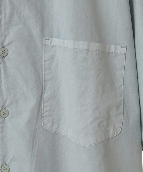 CONVERSE TOKYO（コンバーストウキョウ）の「PIGMENT DYE BACK FLOWER PRINT SHIRT（シャツ/ブラウス・レディース・サックスブルー/ブラック/ホワイト・MEDIUM/SMALL）」の11枚目の写真