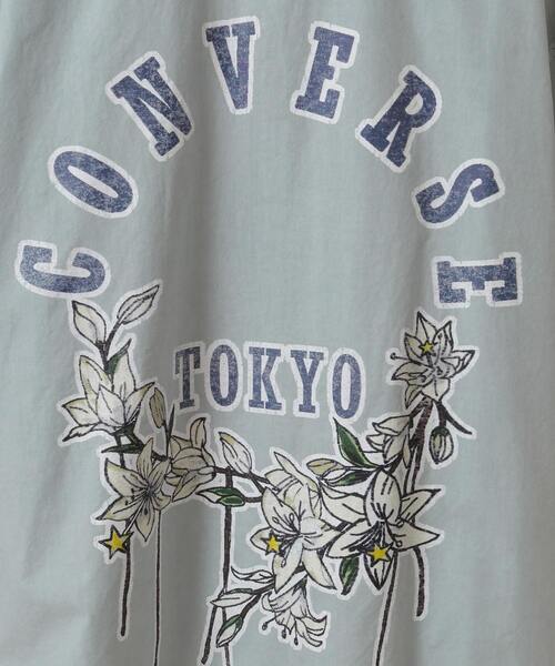 CONVERSE TOKYO（コンバーストウキョウ）の「PIGMENT DYE BACK FLOWER PRINT SHIRT（シャツ/ブラウス・レディース・サックスブルー/ブラック/ホワイト・MEDIUM/SMALL）」の15枚目の写真