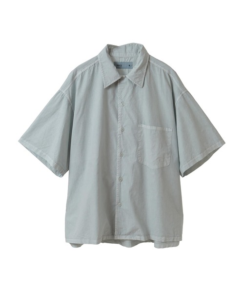 CONVERSE TOKYO（コンバーストウキョウ）の「PIGMENT DYE BACK FLOWER PRINT SHIRT（シャツ/ブラウス・レディース・サックスブルー/ブラック/ホワイト・MEDIUM/SMALL）」の16枚目の写真