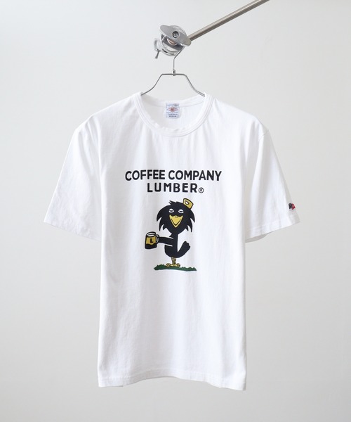 LUMBER（ランバー）の「プリントTシャツ（Tシャツ/カットソー・メンズ・ホワイト系7/ブルーグリーン/カーキ/ホワイト/ブラウン系/ホワイト系2/ホワイト系1/ホワイト系/スモークピンク/ネイビー/ブラック/ピンク系/サックスブルー系/ネイビー系1/ベージュ系2/ベージュ系/ブラック系3/ブラック系1/ホワイト系6/ホワイト系4/ウッド/ピンク系3/ピンク系2/ピンク系1/サックスブルー系2/サックスブルー系1/ベージュ系7/ベージュ系6/ベージュ/ネイビー系/ベージュ系8/ベージュ系3/ベージュ系1/ブラック系4/ブラック系2/ホワイト系5/ホワイト系3/ライトブルー/ベージュ系5/ベージュ系4/ブラック系/ホワイト系9/ホワイト系8・L/M/XL）」の9枚目の写真