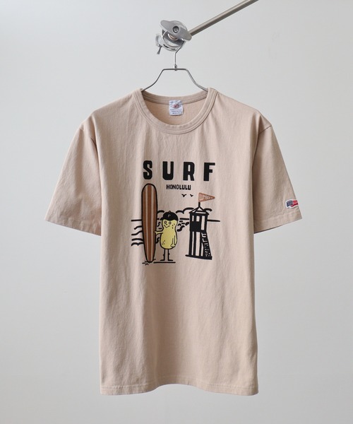 LUMBER（ランバー）の「プリントTシャツ（Tシャツ/カットソー・メンズ・ホワイト系7/ブルーグリーン/カーキ/ホワイト/ブラウン系/ホワイト系2/ホワイト系1/ホワイト系/スモークピンク/ネイビー/ブラック/ピンク系/サックスブルー系/ネイビー系1/ベージュ系2/ベージュ系/ブラック系3/ブラック系1/ホワイト系6/ホワイト系4/ウッド/ピンク系3/ピンク系2/ピンク系1/サックスブルー系2/サックスブルー系1/ベージュ系7/ベージュ系6/ベージュ/ネイビー系/ベージュ系8/ベージュ系3/ベージュ系1/ブラック系4/ブラック系2/ホワイト系5/ホワイト系3/ライトブルー/ベージュ系5/ベージュ系4/ブラック系/ホワイト系9/ホワイト系8・L/M/XL）」の21枚目の写真