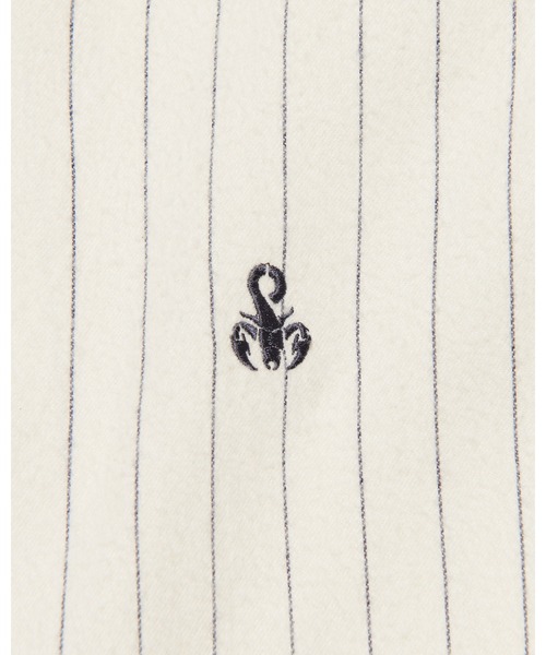 SOPHNET.（ソフネット）の「COTTON FLANNEL RELAX-FIT SHIRT（シャツ/ブラウス・メンズ・セージグリーン/オフホワイト/カーキ・2/3/4/1/5）」の10枚目の写真