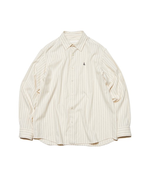 SOPHNET.（ソフネット）の「COTTON FLANNEL RELAX-FIT SHIRT（シャツ/ブラウス・メンズ・セージグリーン/オフホワイト/カーキ・2/3/4/1/5）」の15枚目の写真