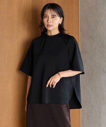BEAUTY FORM JERSEY Light バックZIPトップス