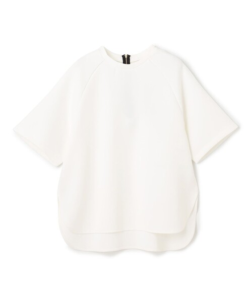 UNFILO(アンフィーロ)の「BEAUTY FORM JERSEY Light バックZIPトップス(Tシャツ/カットソー・レディース・ブラック系/ホワイト系/ダークブラウン系・X-LARGE)」の10枚目の写真