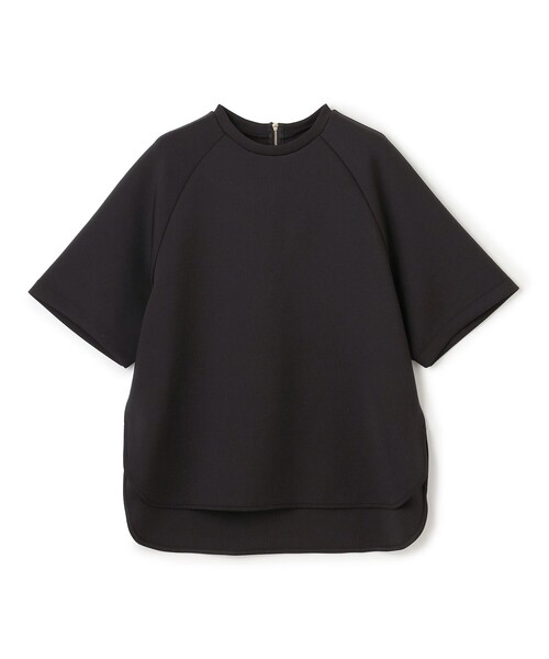 UNFILO(アンフィーロ)の「BEAUTY FORM JERSEY Light バックZIPトップス(Tシャツ/カットソー・レディース・ブラック系/ホワイト系/ダークブラウン系・X-LARGE)」の11枚目の写真