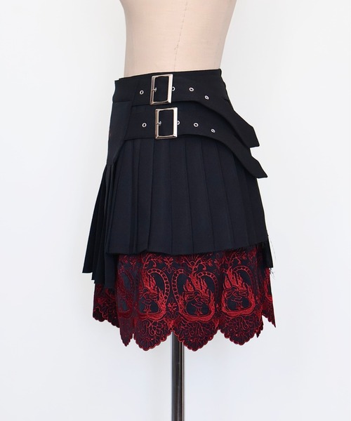 rurumu: スカート rurumu: スカート rurumu:/ルルムウ/”seelie court”rolled skirt