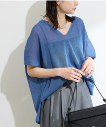 JOURNAL STANDARD - ジャーナルスタンダード カシミヤ混 ニット y クルーネック プルオーバー 水色 JOURNAL STANDARD（ジャーナルスタンダード）の「カシミヤクルー