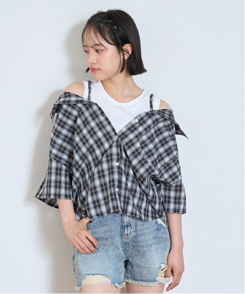 LOVETOXIC(���u�g�L�V�b�N)��2WAY�`�F�b�N�V���c�Z�b�g(�A���T���u��)