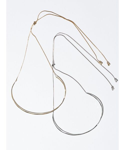 ELENDEEK(エレンディーク)の「2WAYチョーカーネックレス(ネックレス・レディース・シルバー/ゴールド・FREE)」の4枚目の写真