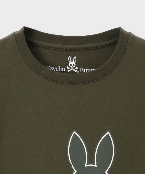 Psycho Bunny（サイコバニー）の「ビッグロゴグラフィック Tシャツ（Tシャツ/カットソー・メンズ・ブラック/ダークオリーブ/ホワイト・X-LARGE/SMALL/MEDIUM/LARGE）」の5枚目の写真
