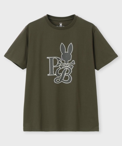 Psycho Bunny（サイコバニー）の「ビッグロゴグラフィック Tシャツ（Tシャツ/カットソー・メンズ・ブラック/ダークオリーブ/ホワイト・X-LARGE/SMALL/MEDIUM/LARGE）」の7枚目の写真
