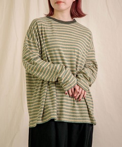ドミンゴ カットソー ボーダー ワークシャツ Tシャツ/カットソー | Domingo(ドミンゴ)公式オンラインショップ