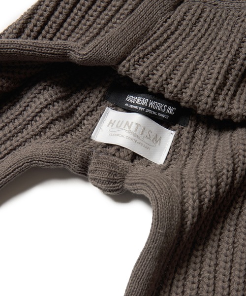 VIRGOwearworks(ヴァルゴウェアワークス)の「RABBIT EAR KNIT CAP(ニットキャップ/ビーニー・メンズ・グレー/ブラック・FREE)」の5枚目の写真