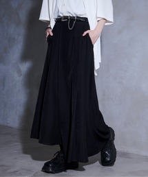 Ellno Loset | 【黒色コラボ】アシメプリーツスカンツ(その他パンツ)