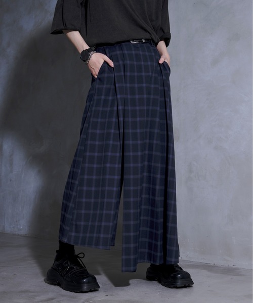 Ellno Loset(エルノロゼット)の「【黒色コラボ】アシメプリーツスカンツ(その他パンツ・メンズ・ブルー系その他/ブラック/グレー系その他・MEDIUM/LARGE/SMALL)」の13枚目の写真