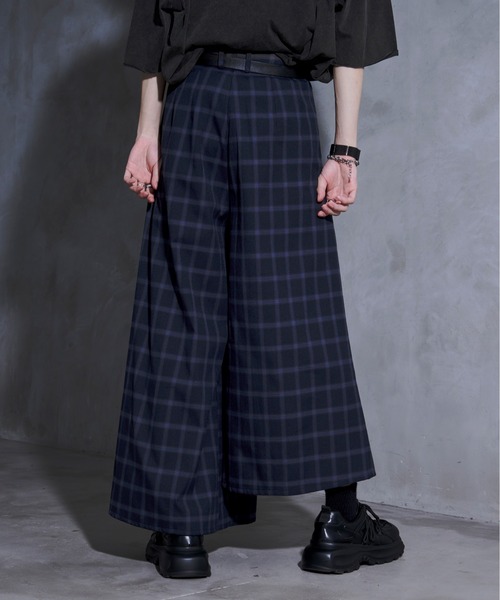 Ellno Loset(エルノロゼット)の「【黒色コラボ】アシメプリーツスカンツ(その他パンツ・メンズ・ブルー系その他/ブラック/グレー系その他・MEDIUM/LARGE/SMALL)」の18枚目の写真