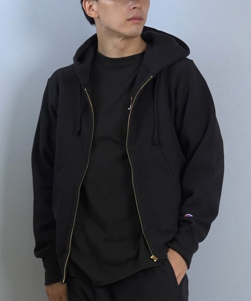 CHAMPION/チャンピオン ジップアップ パーカー 無地 ロゴ ワンポイント