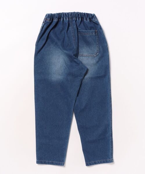 GROOVY COLORS(グルービーカラーズ)の「Knit Denim CITY Pants(デニムパンツ・キッズ・ブルー・135/145)」の2枚目の写真