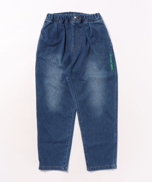 GROOVY COLORS(グルービーカラーズ)の「Knit Denim CITY Pants(デニムパンツ・キッズ・ブルー・135/145)」の3枚目の写真