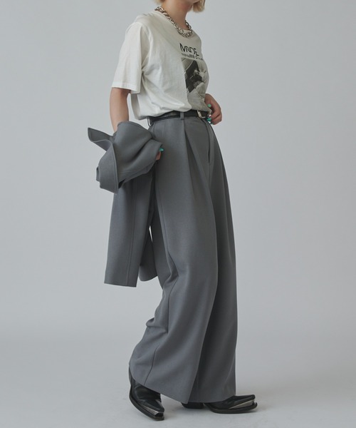 mi-企画】タックワイドパンツ（スラックス）｜Lui's（ルイス）の