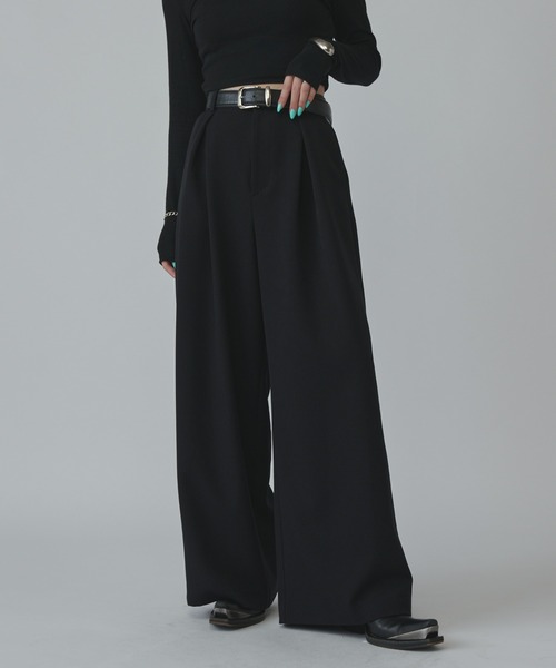 mi-企画】タックワイドパンツ（スラックス）｜Lui's（ルイス）の