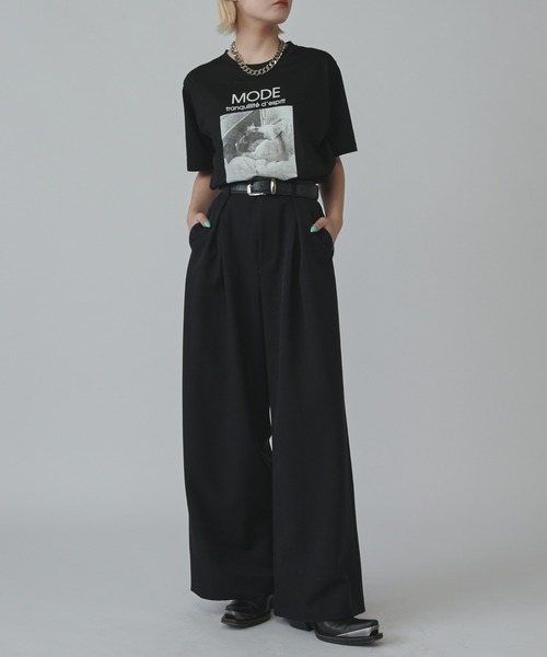 mi-企画】タックワイドパンツ（スラックス）｜Lui's（ルイス）の