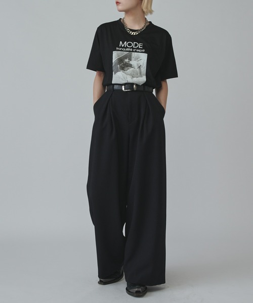 mi-企画】タックワイドパンツ（スラックス）｜Lui's（ルイス）の