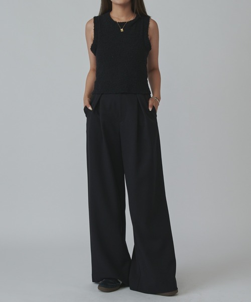 mi-企画】タックワイドパンツ（スラックス）｜Lui's（ルイス）の