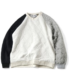 ウェーブキルトクルーネック