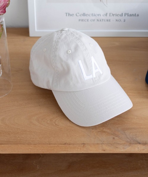 clear（クリア）の「LA刺繍キャップ[着回し力抜群 大人 カジュアル]≪SS新作≫（キャップ・レディース・ネイビー/グレー/アイボリー・F）」の2枚目の写真