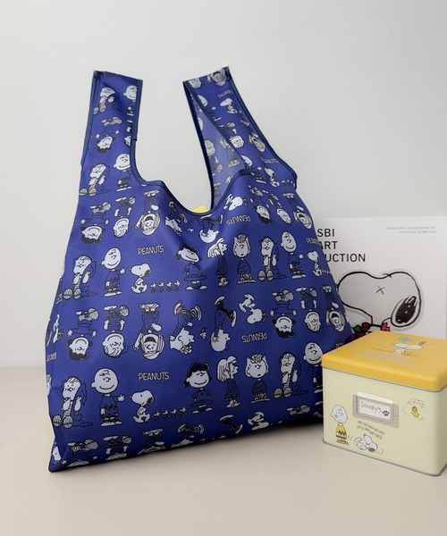 SNOOPY - スヌーピーエコバッグ Amazon | [FXXWJP] スヌーピー エコバッグ 折りたたみ 防水