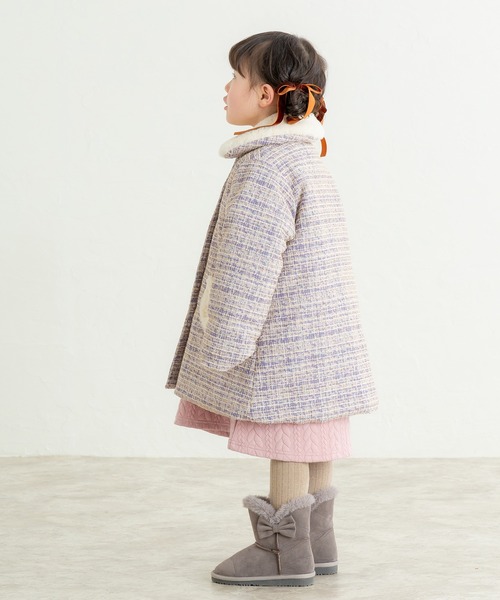セール】ねこポケットツイードコート（ダウンジャケット/コート）｜la