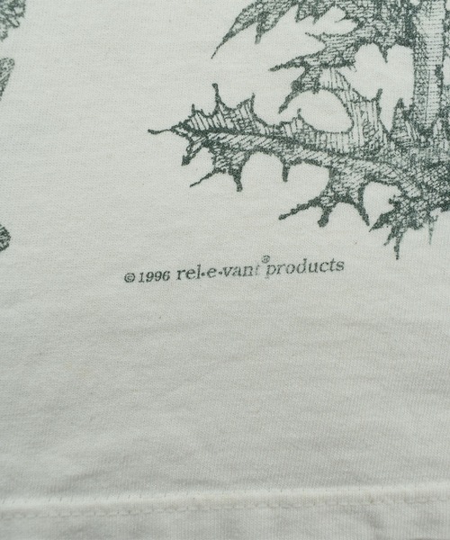 VINTAGE（ヴィンテージ）の「【USED】90’s relevantum products アート Tシャツ（Tシャツ/カットソー・メンズ・ホワイト・X-LARGE）」の2枚目の写真
