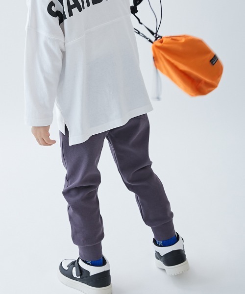 devirock（デビロック）の「ウルトラストレッチ 裾リブパンツ(綿95%やわらかタッチ)（スウェットパンツ・キッズ・グレイッシュベージュ/カーキ/ブラック/グレー系その他/パープル系その他/グリーン系その他/ネイビー/ブルー系その他・150cm/160cm/80ｃｍ/90cm/100cm/110cm/120cm/130cm/140cm）」の8枚目の写真