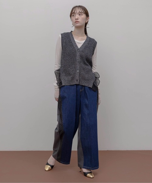 フリルヘムラメニットジレ Eimee Law│Eimee Law & LHELBIE 公式