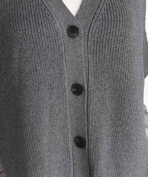 Eimee Law（エイミーロウ）の「フリルヘムラメニットジレ（ベスト・レディース・ブラック/チャコールグレー/モカ・FREE）」の17枚目の写真