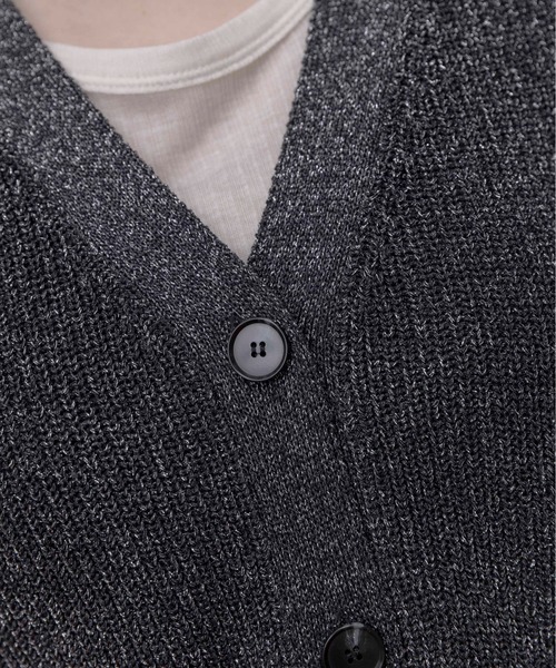 Eimee Law（エイミーロウ）の「フリルヘムラメニットジレ（ベスト・レディース・ブラック/チャコールグレー/モカ・FREE）」の21枚目の写真