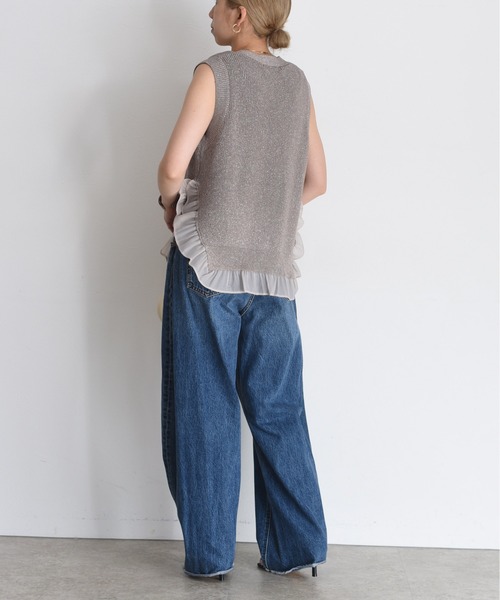 フリルヘムラメニットジレ Eimee Law│Eimee Law & LHELBIE 公式