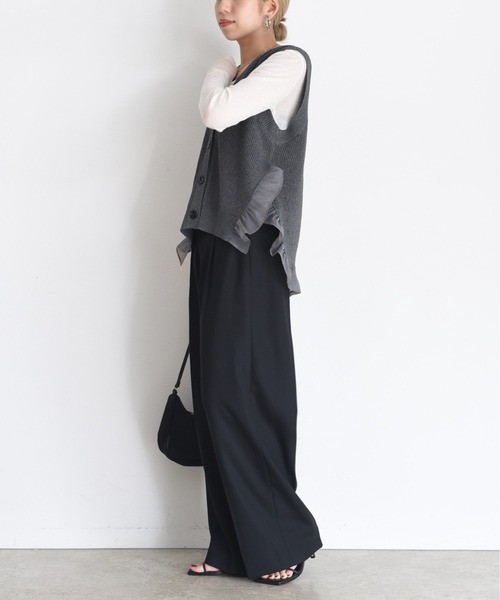 フリルヘムラメニットジレ（ベスト）｜Eimee Law（エイミーロウ）の