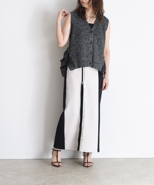 フリルヘムラメニットジレ（ベスト）｜Eimee Law（エイミーロウ）の