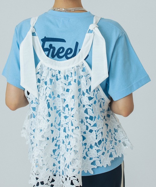 ROSE BUD(ローズバッド)の「LACE TOP(シャツ/ブラウス・レディース・ホワイト/ブラック・ONE SIZE)」の9枚目の写真