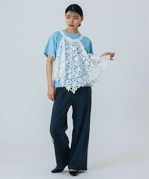 ROSE BUD(ローズバッド)の「LACE TOP(シャツ/ブラウス・レディース・ホワイト/ブラック・ONE SIZE)」の11枚目の写真