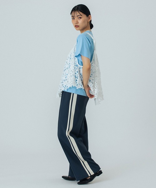 ROSE BUD(ローズバッド)の「LACE TOP(シャツ/ブラウス・レディース・ホワイト/ブラック・ONE SIZE)」の13枚目の写真
