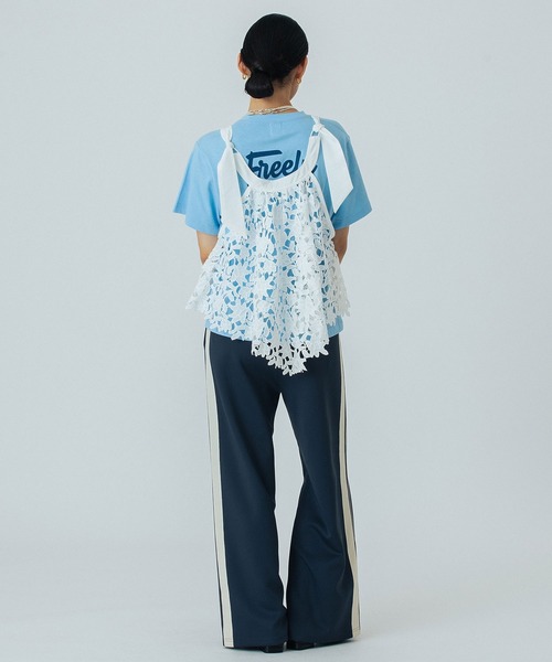 ROSE BUD(ローズバッド)の「LACE TOP(シャツ/ブラウス・レディース・ホワイト/ブラック・ONE SIZE)」の14枚目の写真