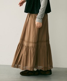 Crisp | タックデザインレースティアードスカート(スカート)