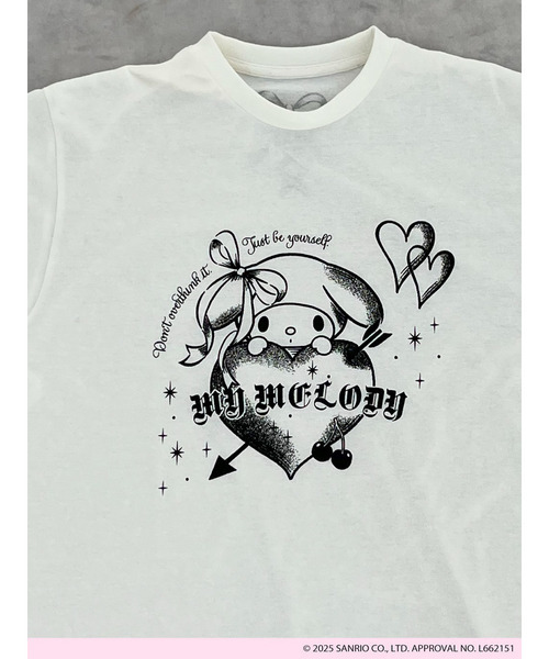 sanrio(サンリオ)の「【MY MELODY】GRAPHICAL TEE(Tシャツ/カットソー・レディース・ピンク/オフホワイト/ブラック・FREE)」の19枚目の写真