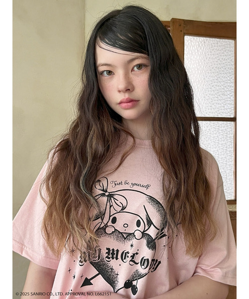 sanrio(サンリオ)の「【MY MELODY】GRAPHICAL TEE(Tシャツ/カットソー・レディース・ピンク/オフホワイト/ブラック・FREE)」の5枚目の写真